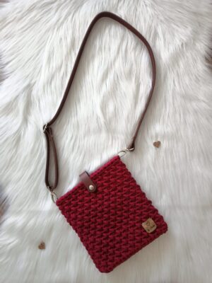 Crossbody kabelka - bordová